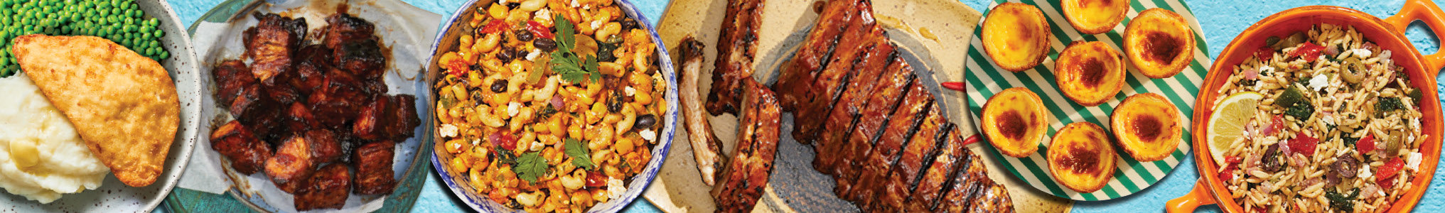 A table full of summer BBQ products