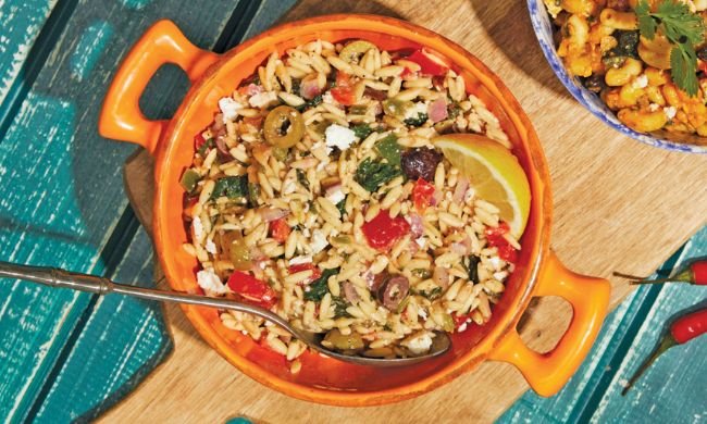 Mediterranean Style Orzo Salad