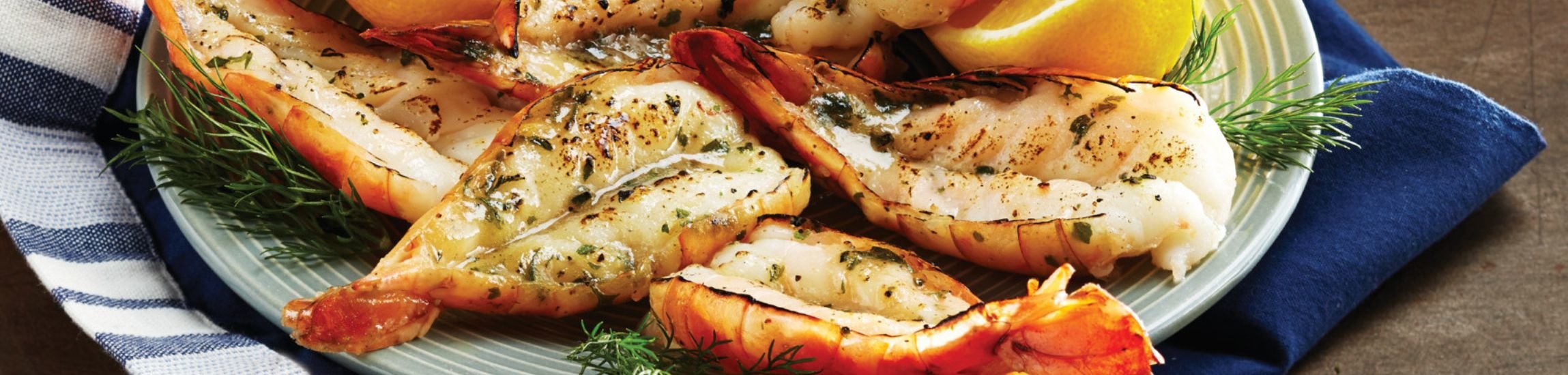 Our made from frozen Garlic Shrimp