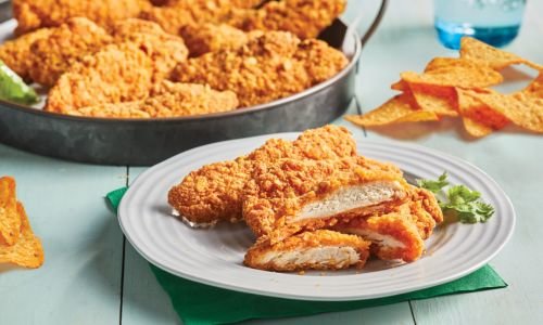 Cheesy Nacho Chicken Strips