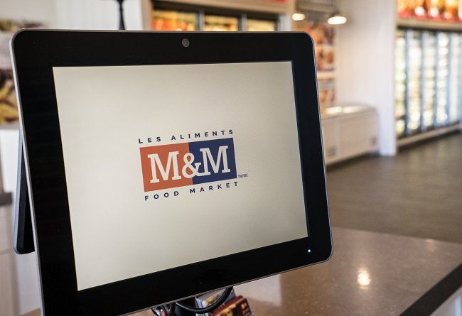 Inside an M&M Food Market store
