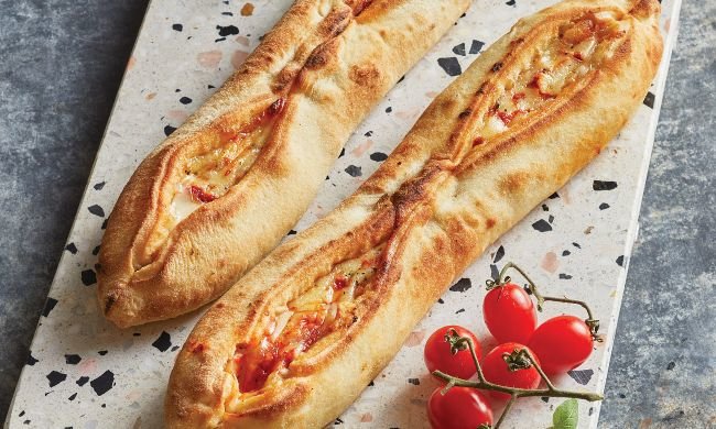 Italian Margherita Pizzetta on a plate