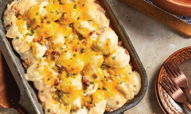 Loaded Perogy Bake