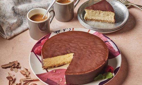 Chocolate Enrobed Cheesecake