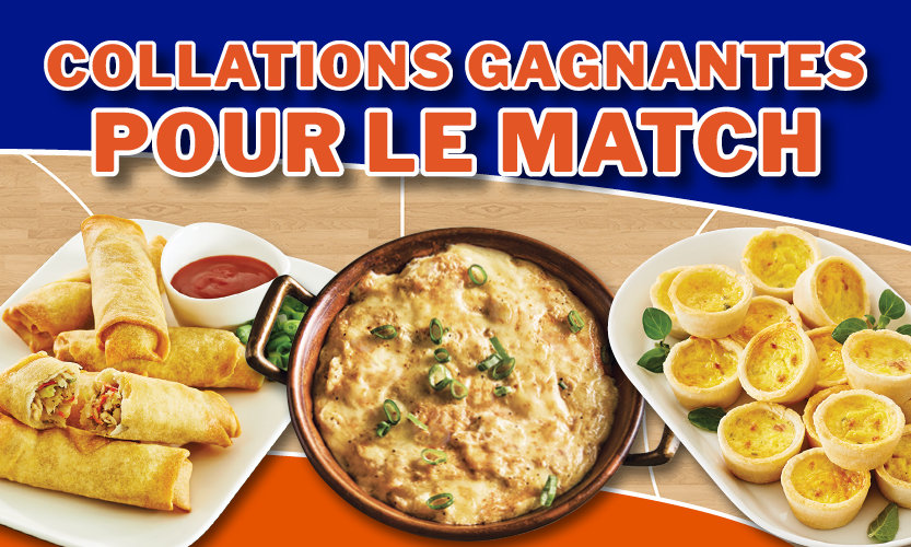 Un festin préparé à partir d’aliments surgelés pour soirées de visionnement