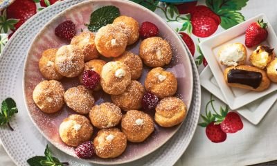 A table full of spring desserts