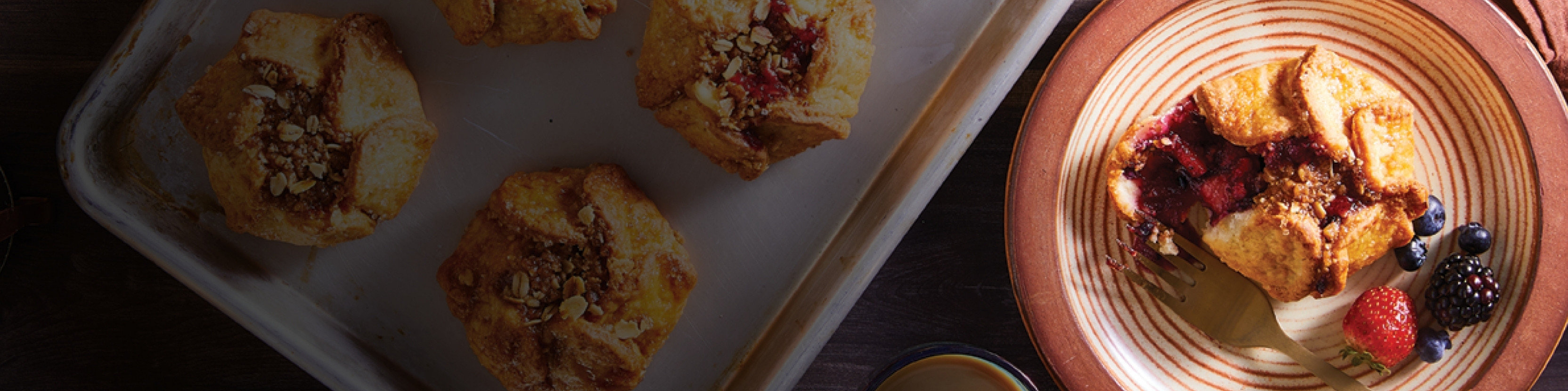 Bumble Blossom on a plate - frozen dessert