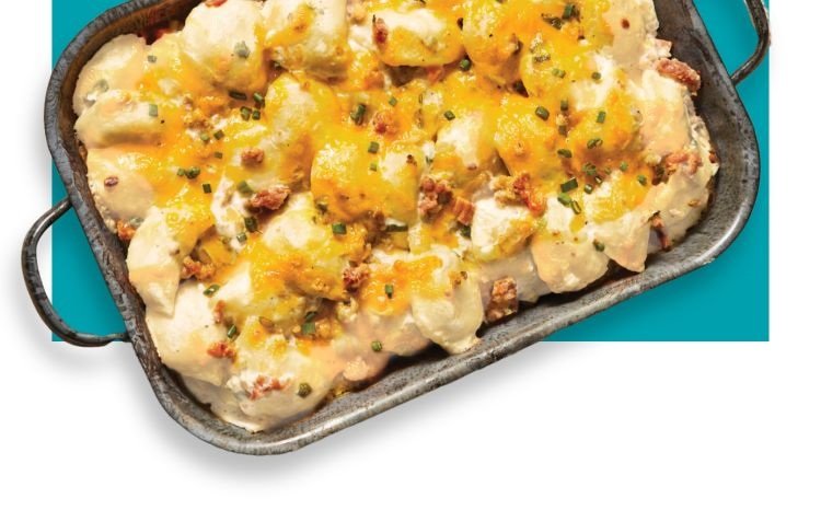 Loaded Perogy Bake