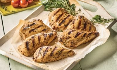 Poitrines de poulet désossées et sans peau